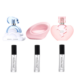 Set de Ariana Grande en decants de 5, 10 o 15 ml. perfectos para probar y disfrutarlos. Completamente original