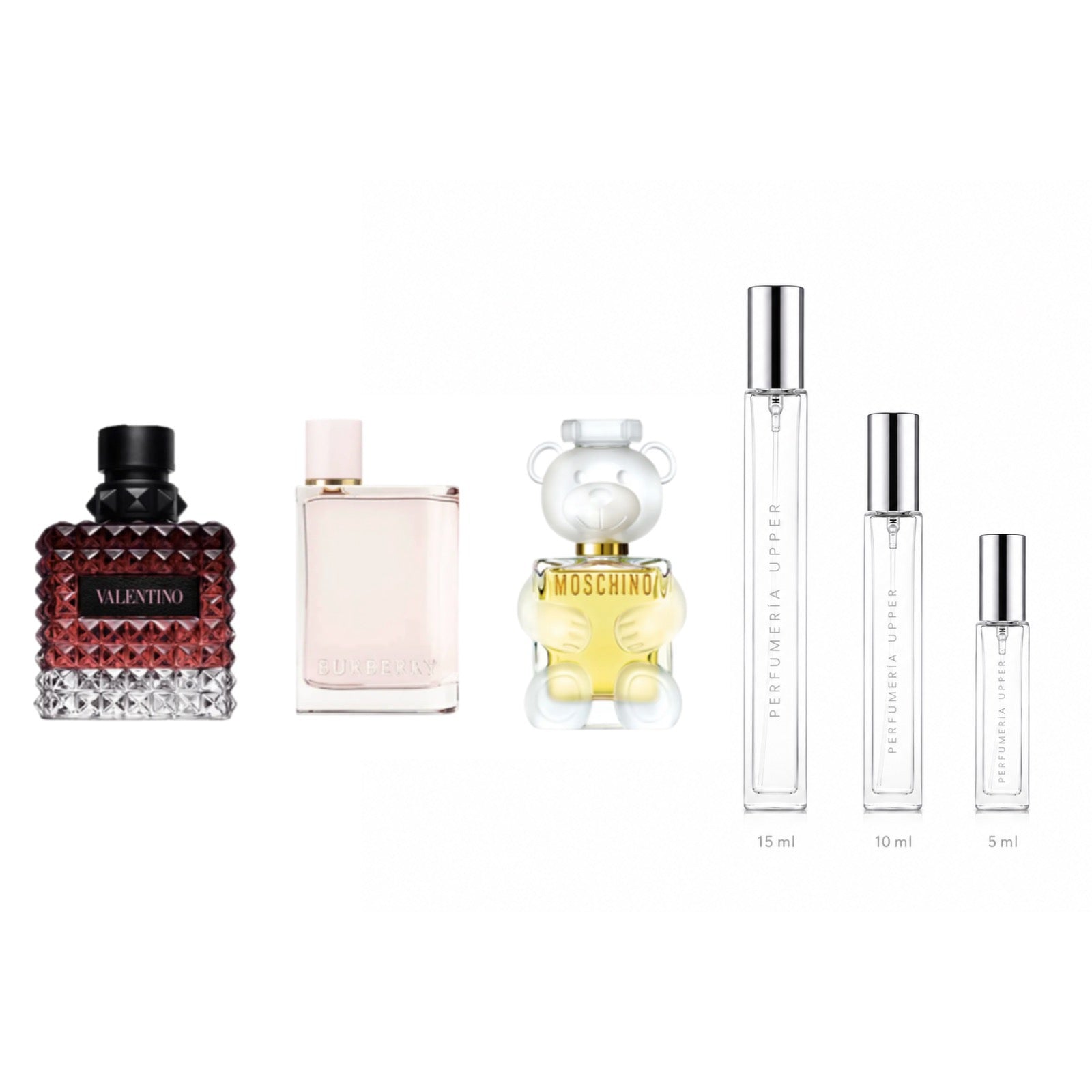 Set Diseñador Mujer con perfumes 100% originales de marcas reconocidas. Decants de 5, 10 y 15 ml. Envíos a todo el país.