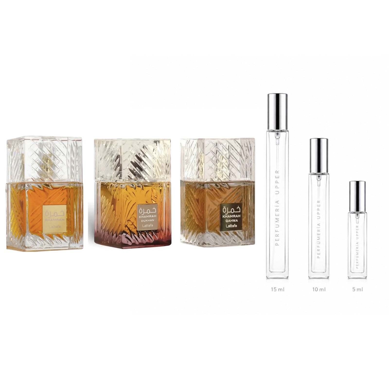 Set Explora Lattafa Khamrah perfumes originales