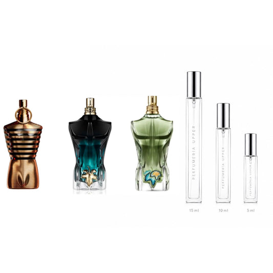 Set Jean Paul Gaultier Hombre con perfumes 100% originales. Descubre los más vendidos en decants de 5, 10 y 15 ml. Envíos a todo el país.
