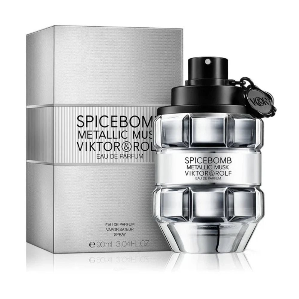Viktor & Rolf Spicebomb Metallic Musk Hombre original caja del perfume